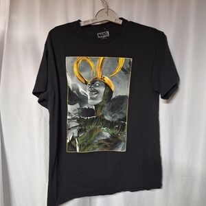 Marvel Black Graphic Character T-Shirt for Men